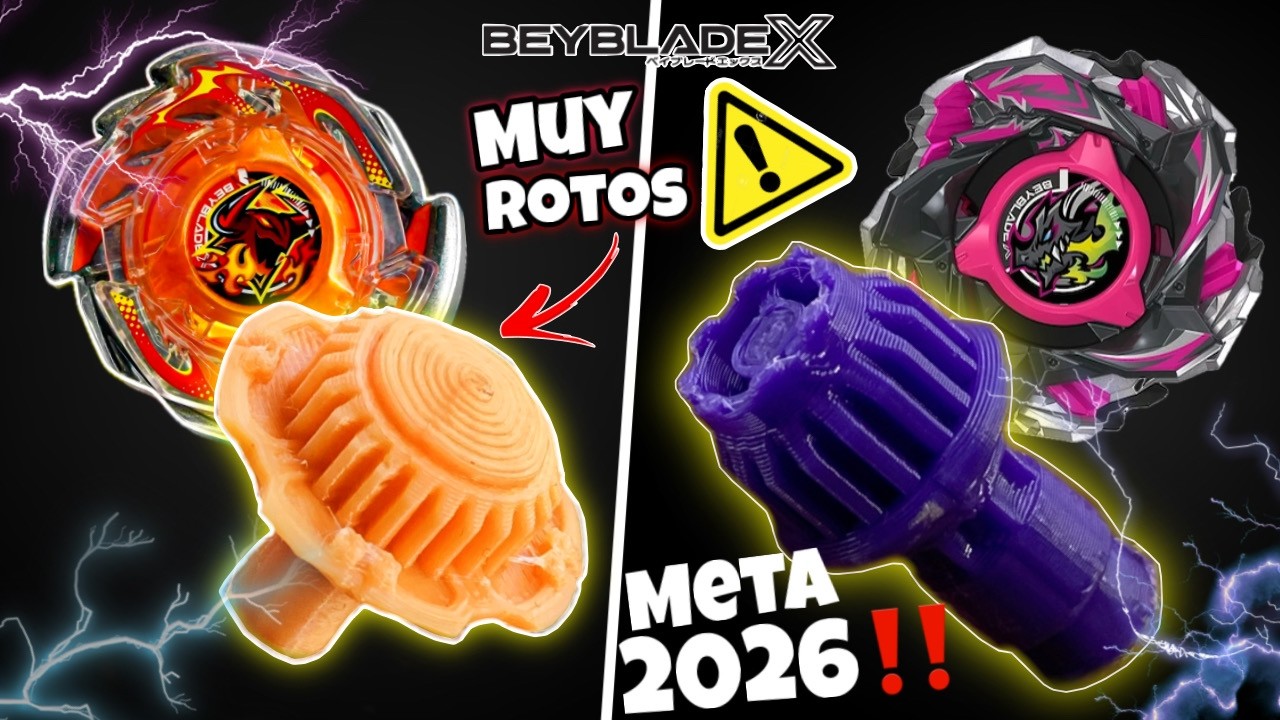 HICE los NUEVOS BITS antes de que salgan… y están MUY ROTOS 😱⚠️ #beyblade #beybladex