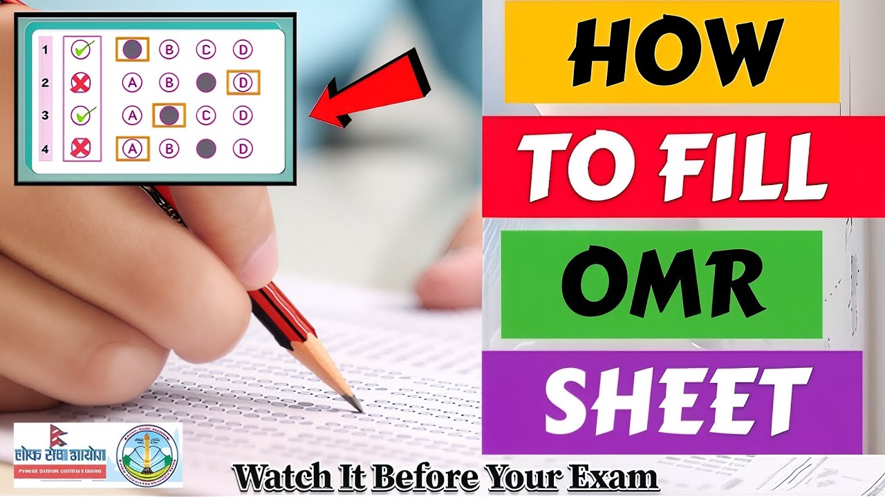 How To Fill Up PSC OMR Answer Sheet | Loksewa Ko Answer Sheet Kasari Bharne | Sangh & Pradesh OMR 