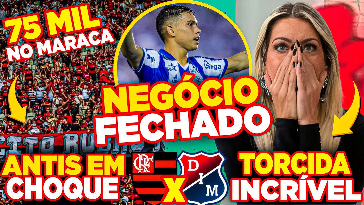 75 MIL no MARACA 😱 ANTIS se RENDEM a TORCIDA do FLAMENGO! NEG&Oacute;CIO FECHADO! ASSINOU at&eacute; 2029!