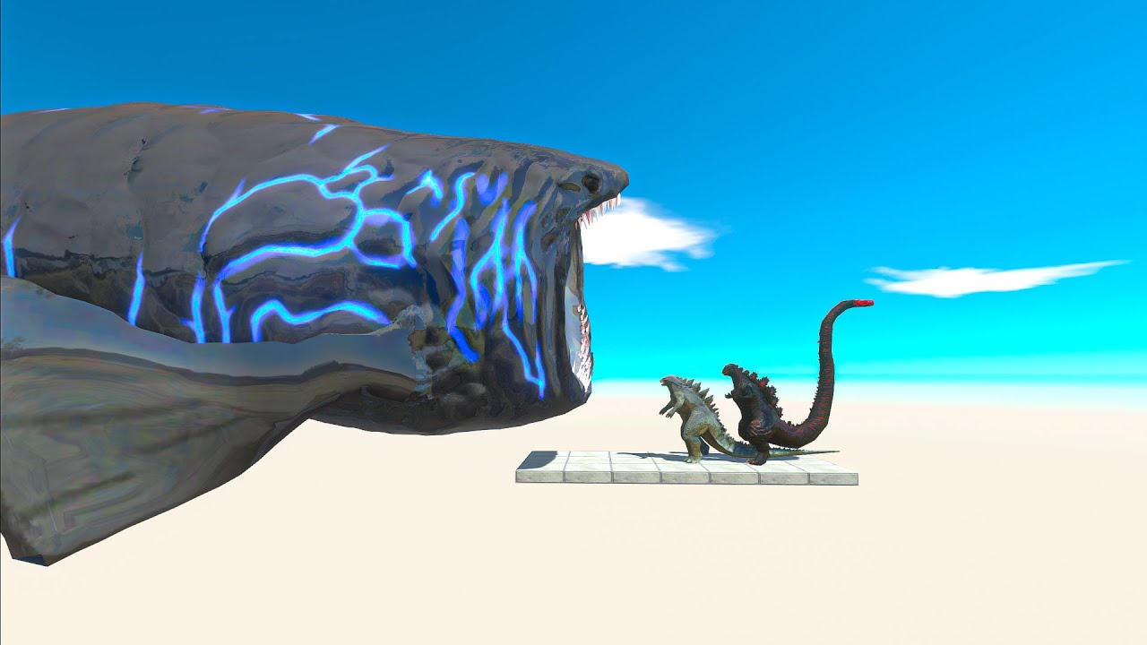 Shin Godzilla & 2014 Godzilla Battles - Animal Revolt Battle Simulator