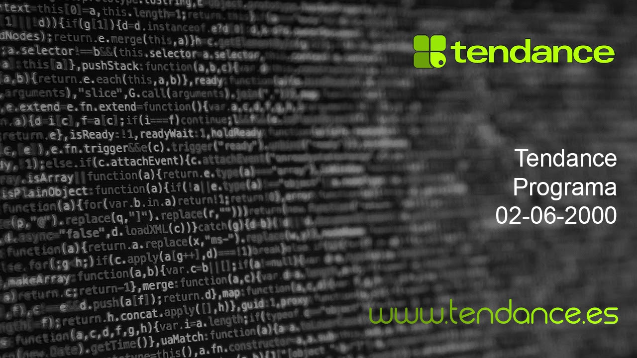 Tendance La Onda Digital 🎧 Programa | 02-06-2000 🔊