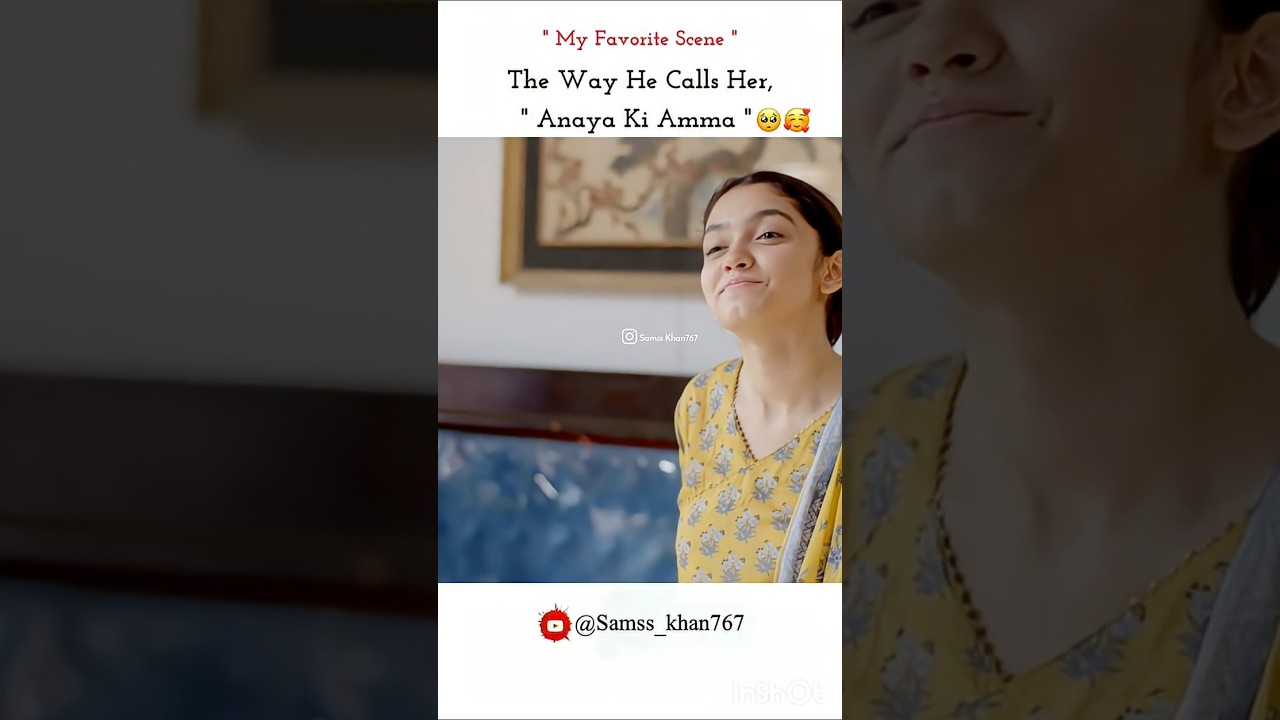 My Favorite Scene Anaya Ki Amma😜 Samss Khan Status🥀 #mayiri #ytshorts #explore #maa #annie #ainaasif
