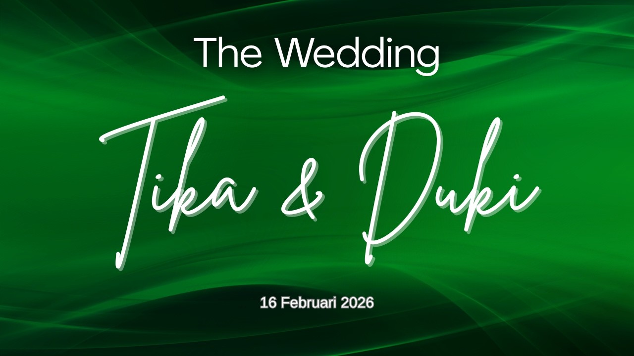 LIVE THE WEDDING TIKA & DUKI :: PP AL-QODIR :: SENIN,16 FEBRUARI 2025 :: LIVE IN CANGKRINGAN SLEMAN.
