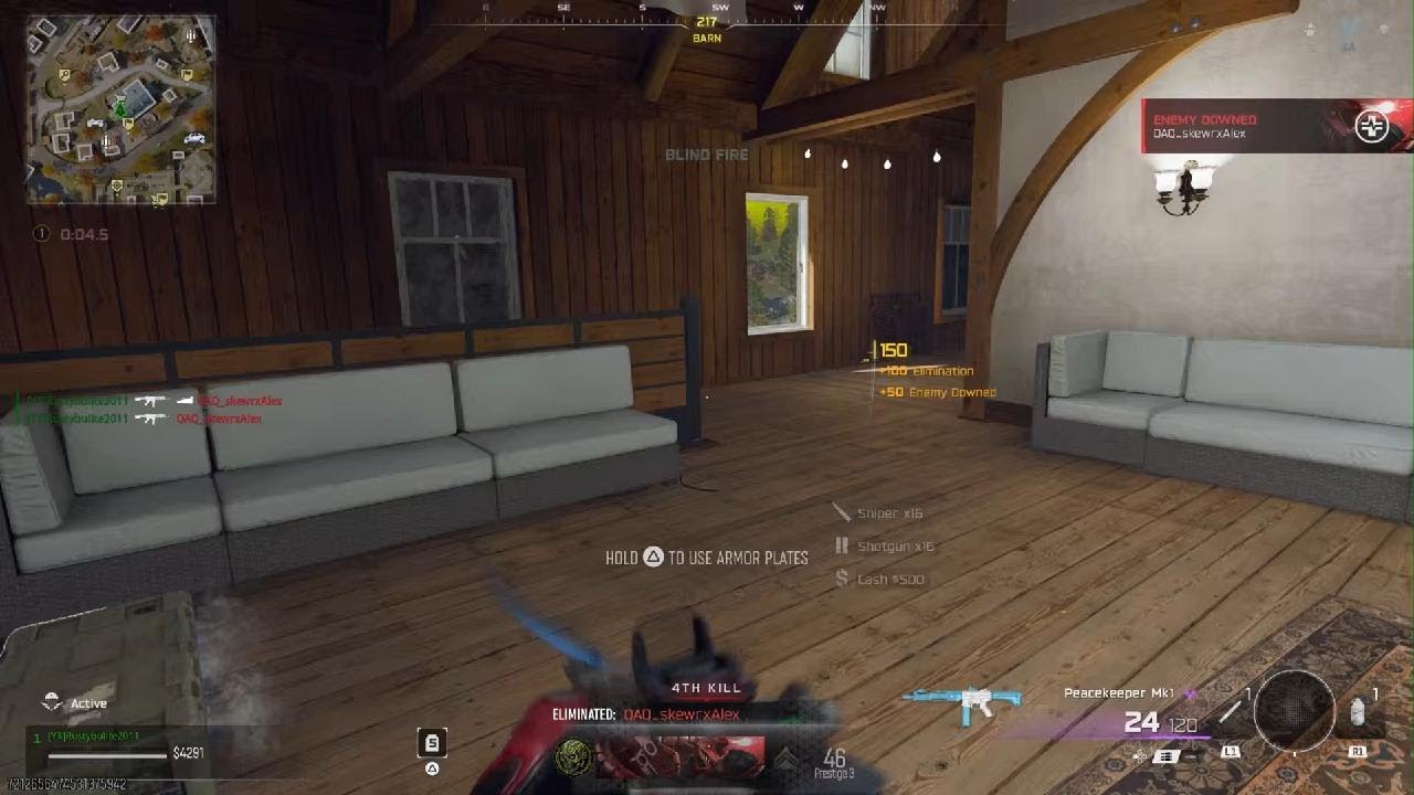 Me trying to win two games with two loadouts.