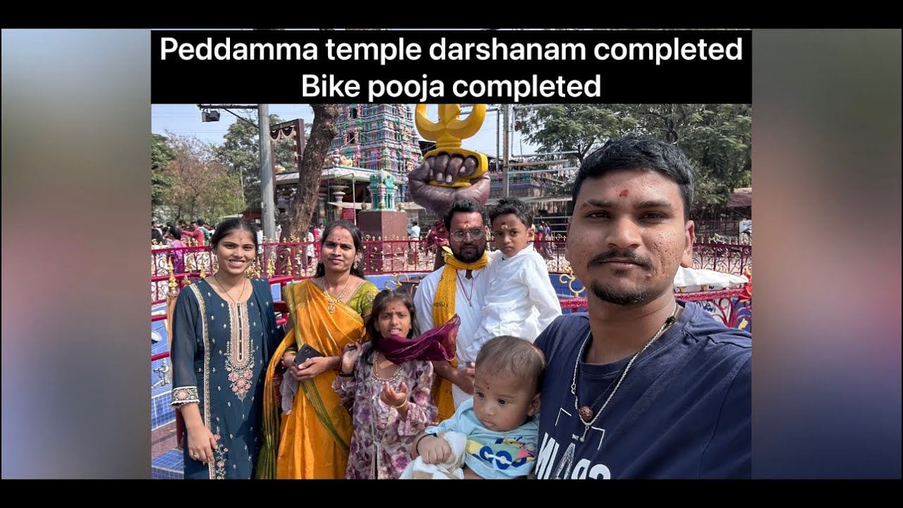 # AMMA DARSHANAM COMPLETED 👍 BIKE POOJA ALSO DONE 
