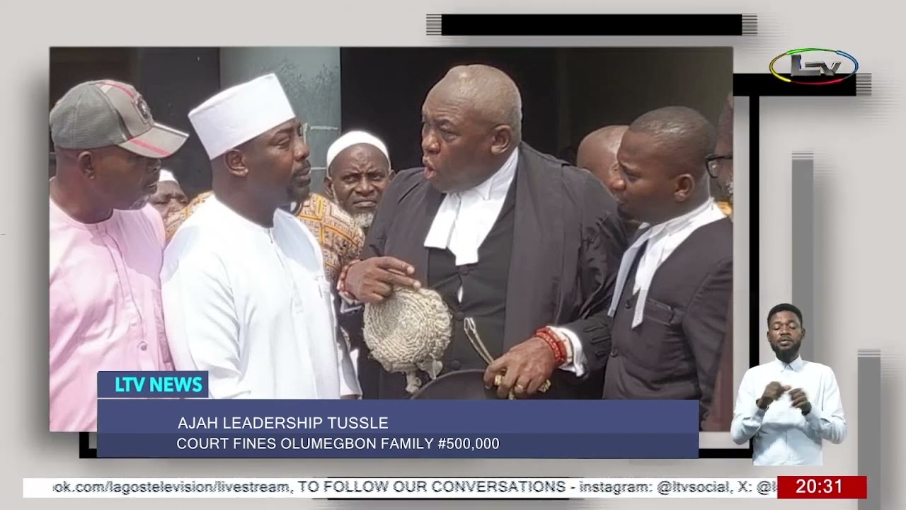 Court Fines Olumegbon Family ₦500,000 in Ajah Leadership Dispute