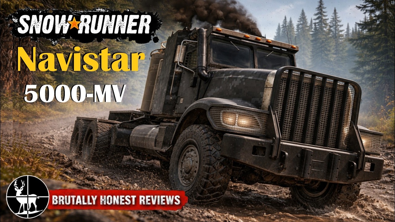 Navistar 5000-MV &mdash; мощный аппарат или переоцененный? | Честный обзор | SnowRunner