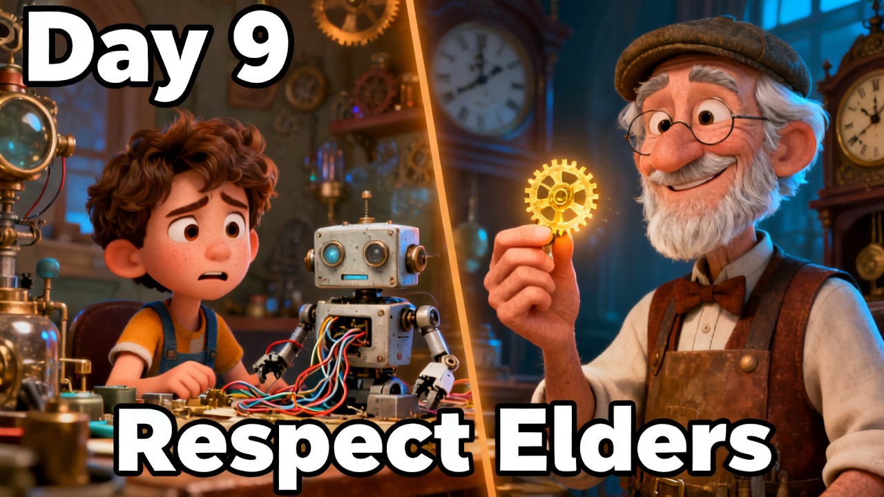 10 Minutes of Gentle Stories | Respecting Elders vs Talking Back — Leo’s Lesson in Wisdom.
