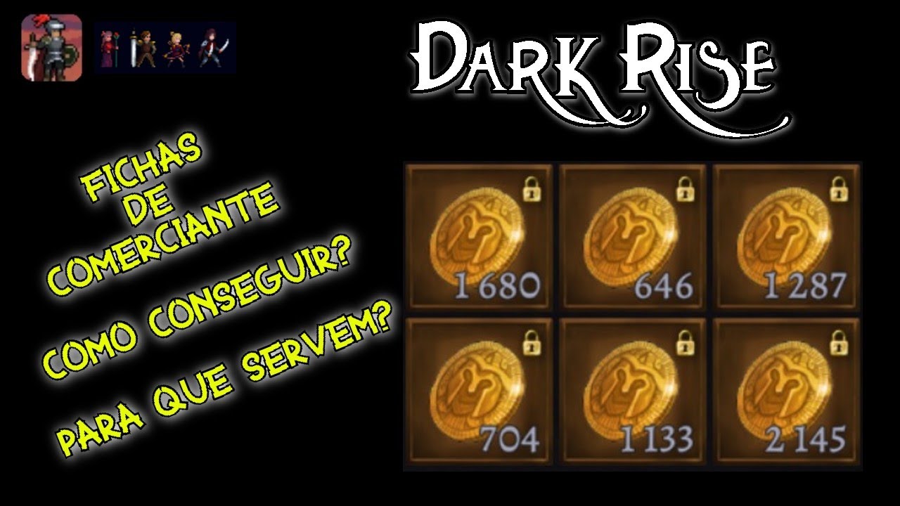 Darkrise: Ficha de comerciante, como conseguir? para que servem?