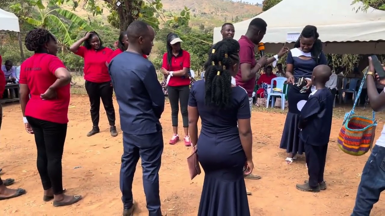 KIUNDWANI TEACHERS AND THE HOST DANCE @ DOWRY CEREMONY,,ONES & FAITH