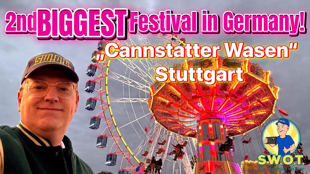 Walking Through Germany&rsquo;s 2nd Largest Volksfest | Cannstatter Wasen #oktoberfest #funfair #vlog 