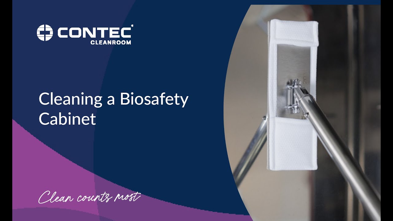 Cleaning a BioSafety Cabinet | Contec Cleanroom
