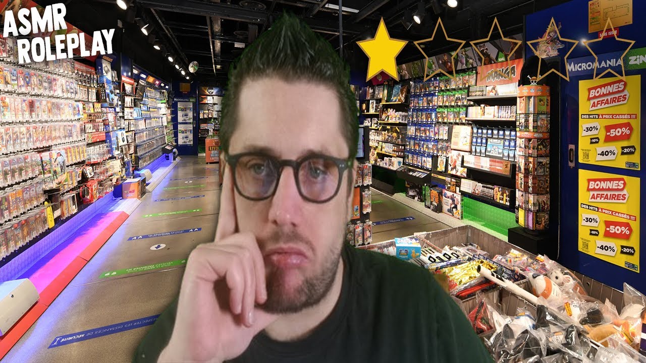 ASMR : LE PIRE VENDEUR MICROMANIA (ROLEPLAY)