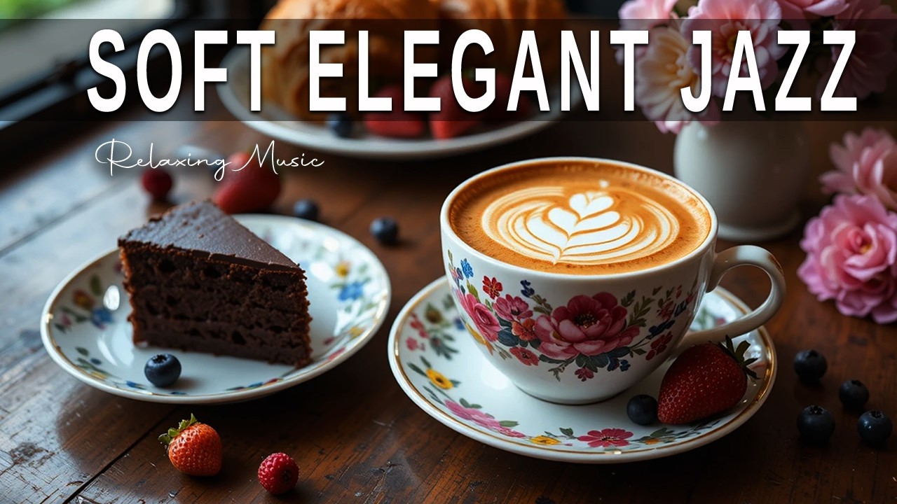 Soft Elegant Jazz ☕ Bossa Nova instrumental for Holiday, Studying and Great Moods