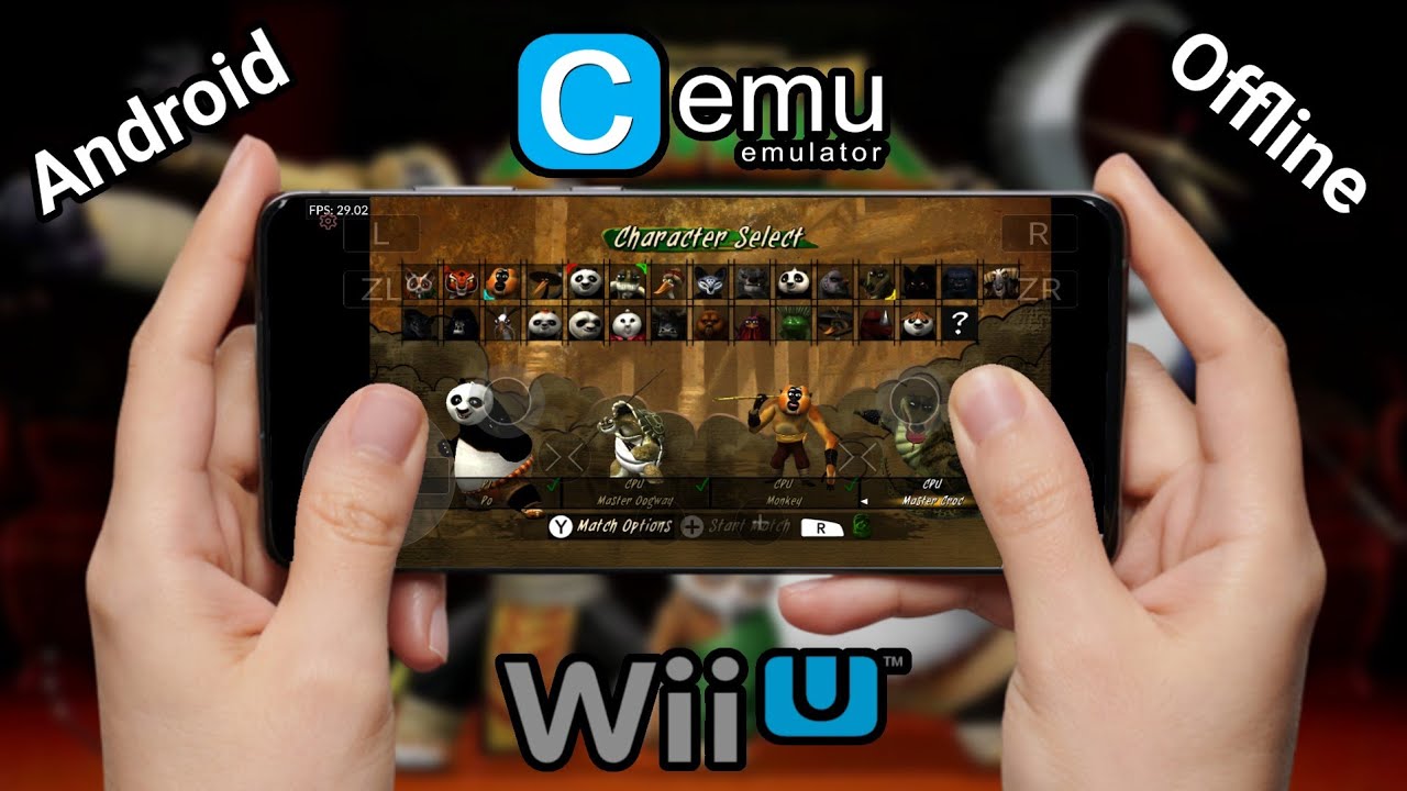 Kung Fu Panda: Showdown of Legendary Legends | Cemu Wii U Emulator Android |Gameplay Test