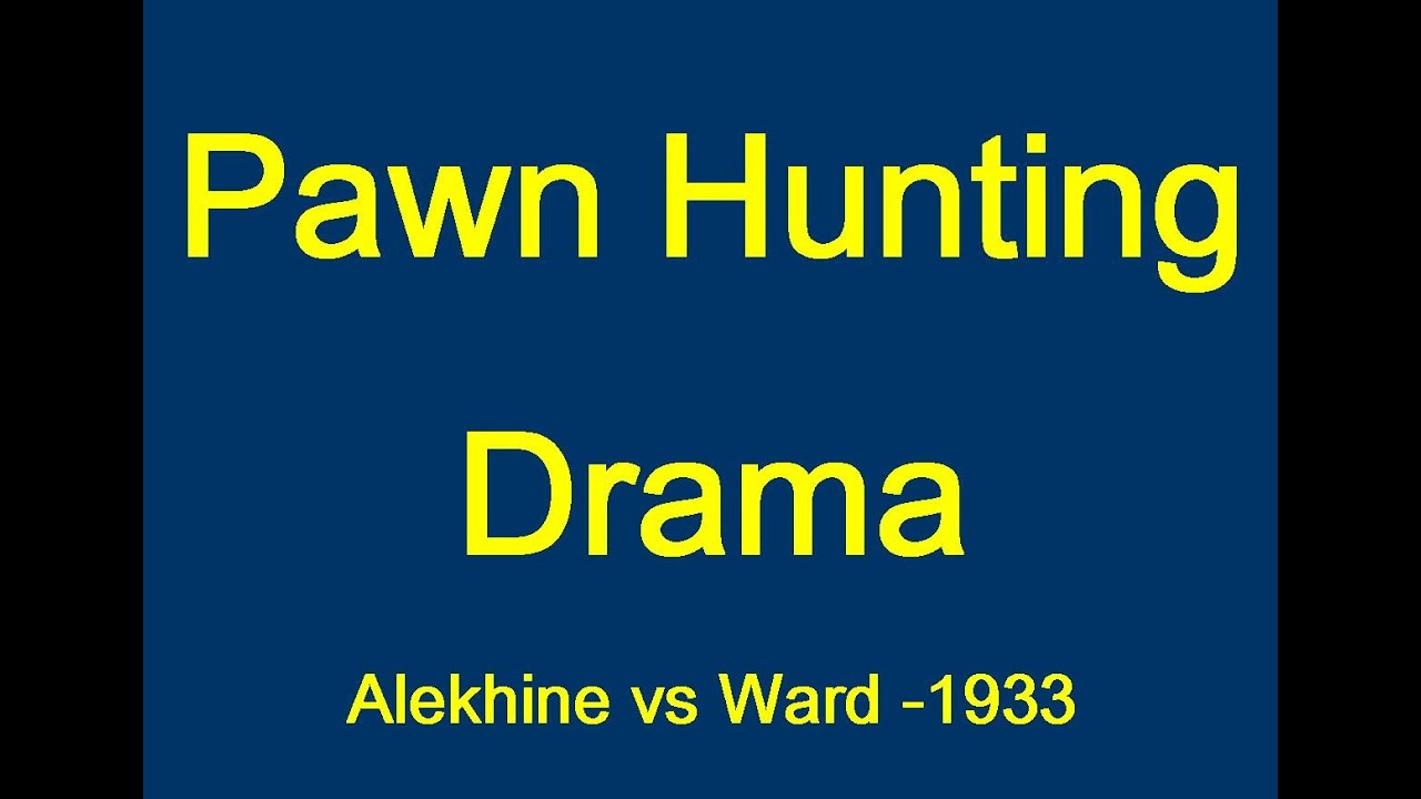 Alexander Alekhine vs A B Ward- Indonesia 1933