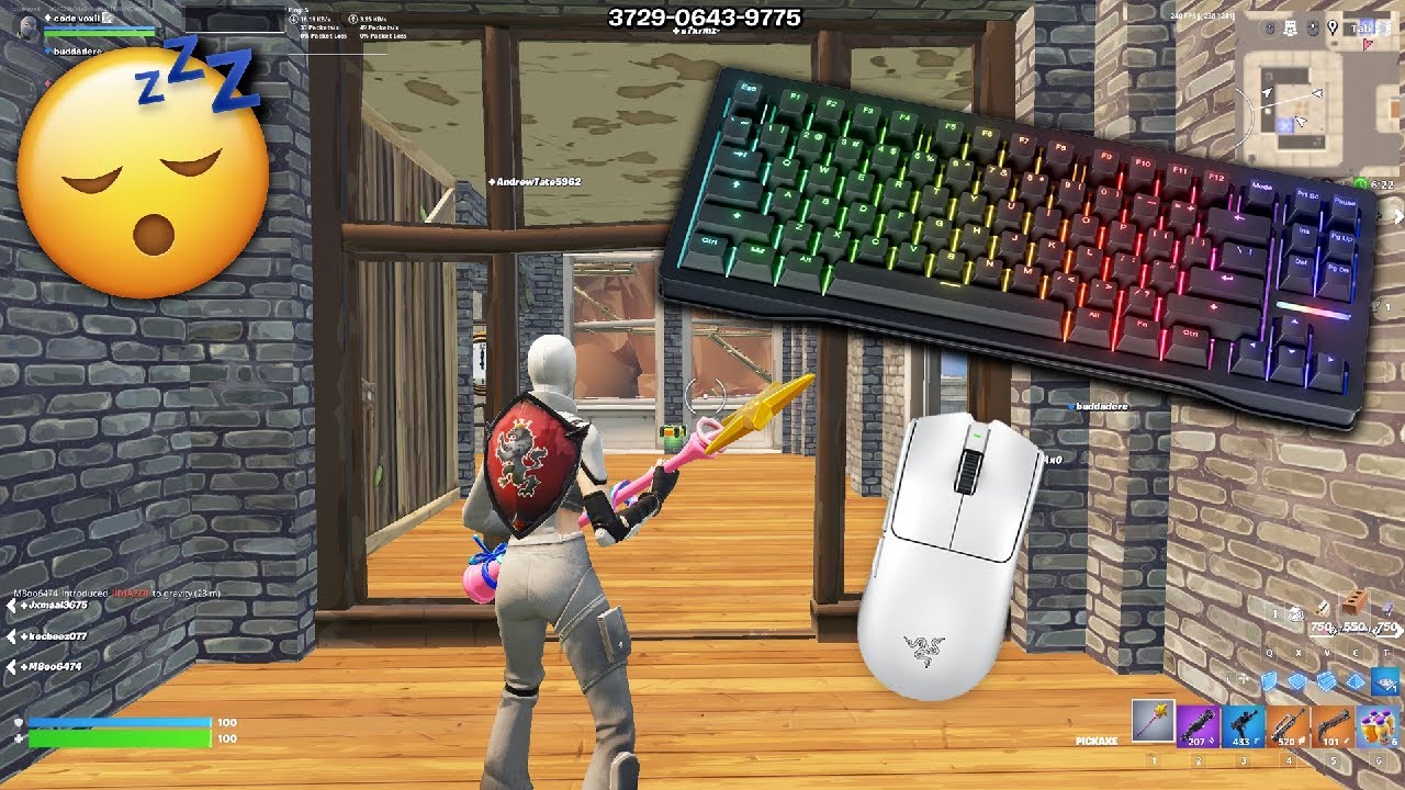 Unboxing Wooting 80HE Keyboard + Fortnite Keyboard Sounds Gameplay