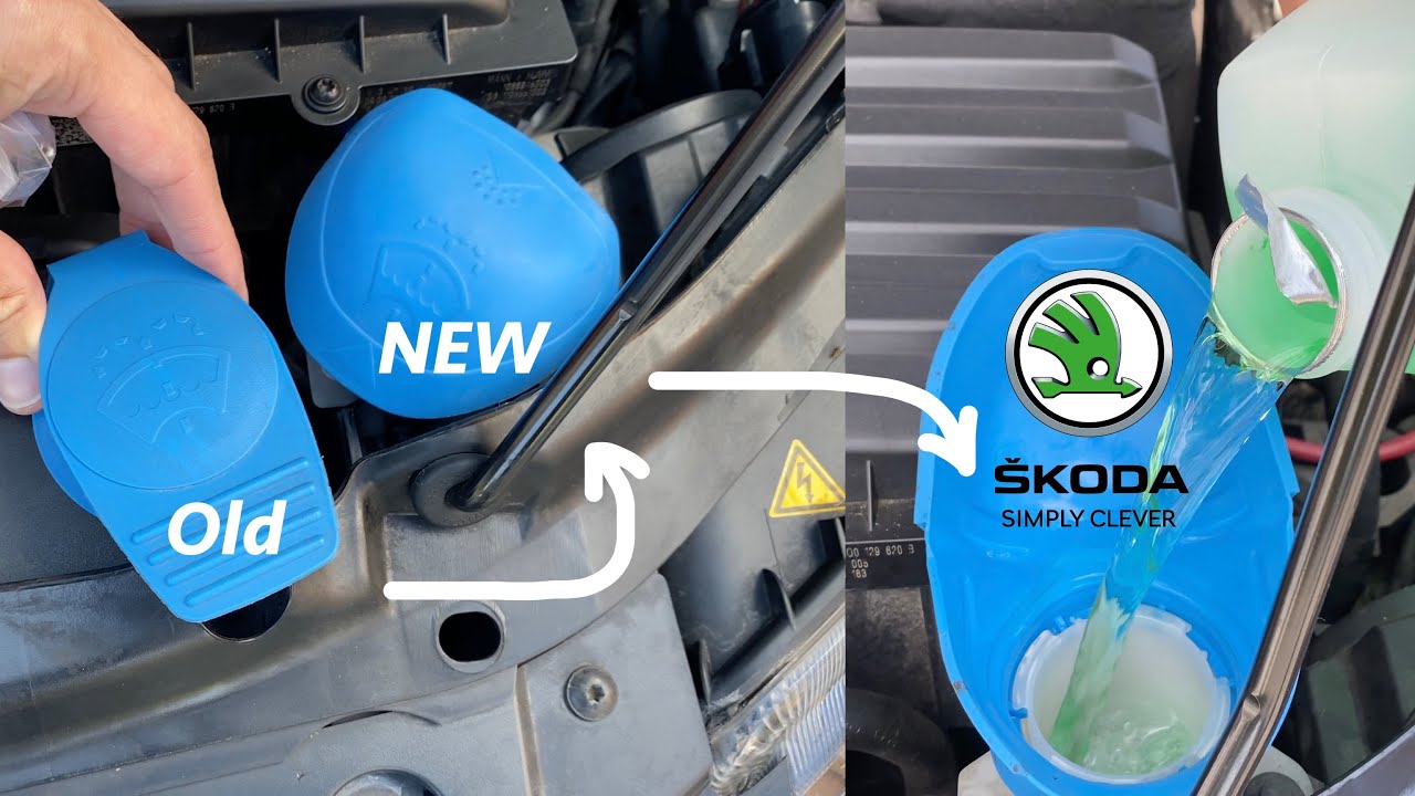 How to upgrade &Scaron;koda Washer Fluid LID Funnel. Compatible with Audi, Volkswagen & Seat!