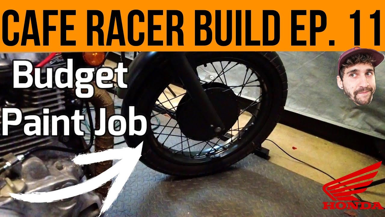 How to Paint Your Wheels on a Budget | Café Racer Build Ep. 11