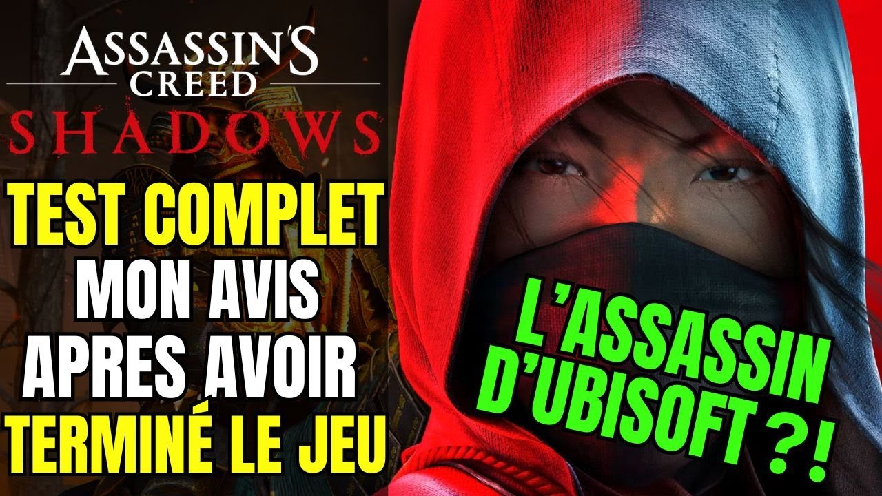 L'ASSASSIN D'UBISOFT ?! J'AI FINI ASSASSIN'S CREED SHADOWS TEST & AVIS SANS SPOILER ⛩️