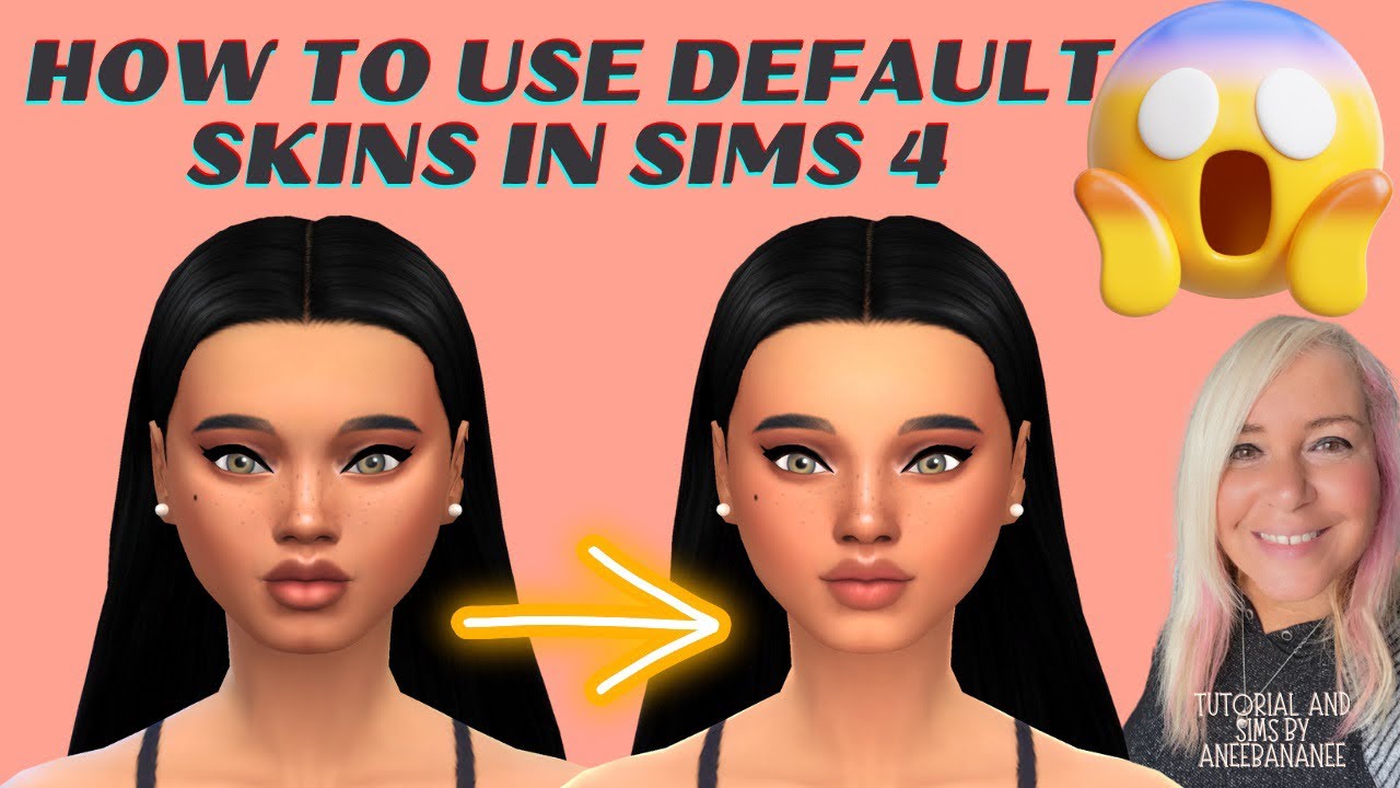 How to Use Default Skins in the Sims 4