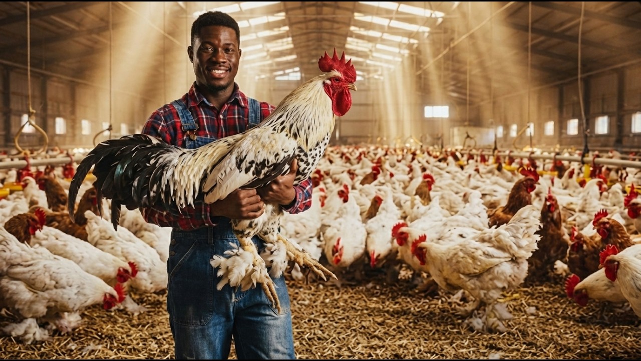 Inside a Massive Brahma chicken Mega Eco Farm | Feeding, Breeding & Advanced Monitoring System