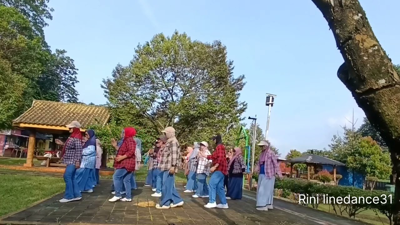 No Toques mi Corazon // linedance // choreo Rini // demo Wantutri cld #linedance #amiradrummer 