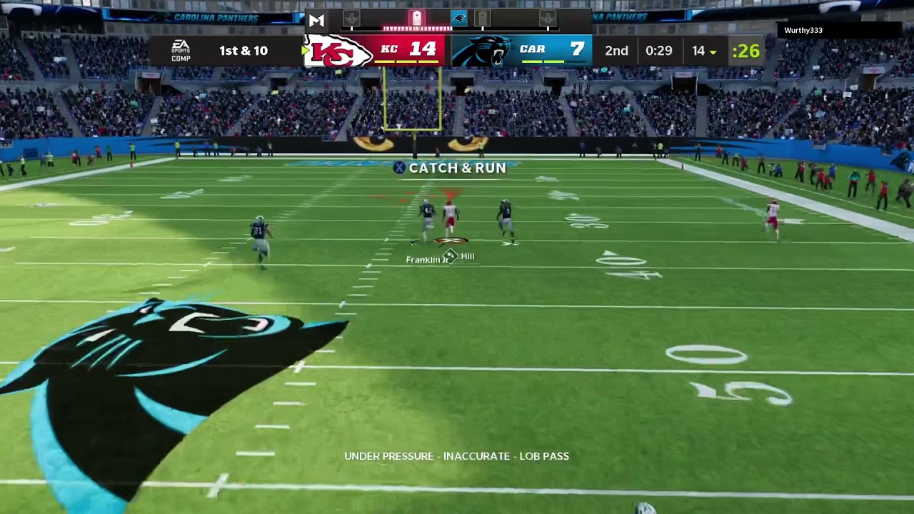 Patrick Mahomes LONGEST Touchdown Pass! (85 Yards) Madden 22 Xbox Series