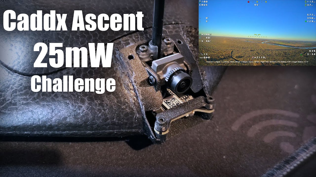 Caddx Ascent 25mW Challenge (just for fun)