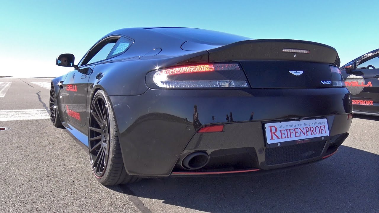 Aston Martin V8 Vantage N430 - Cold Start Up, Revs & Accelerations!