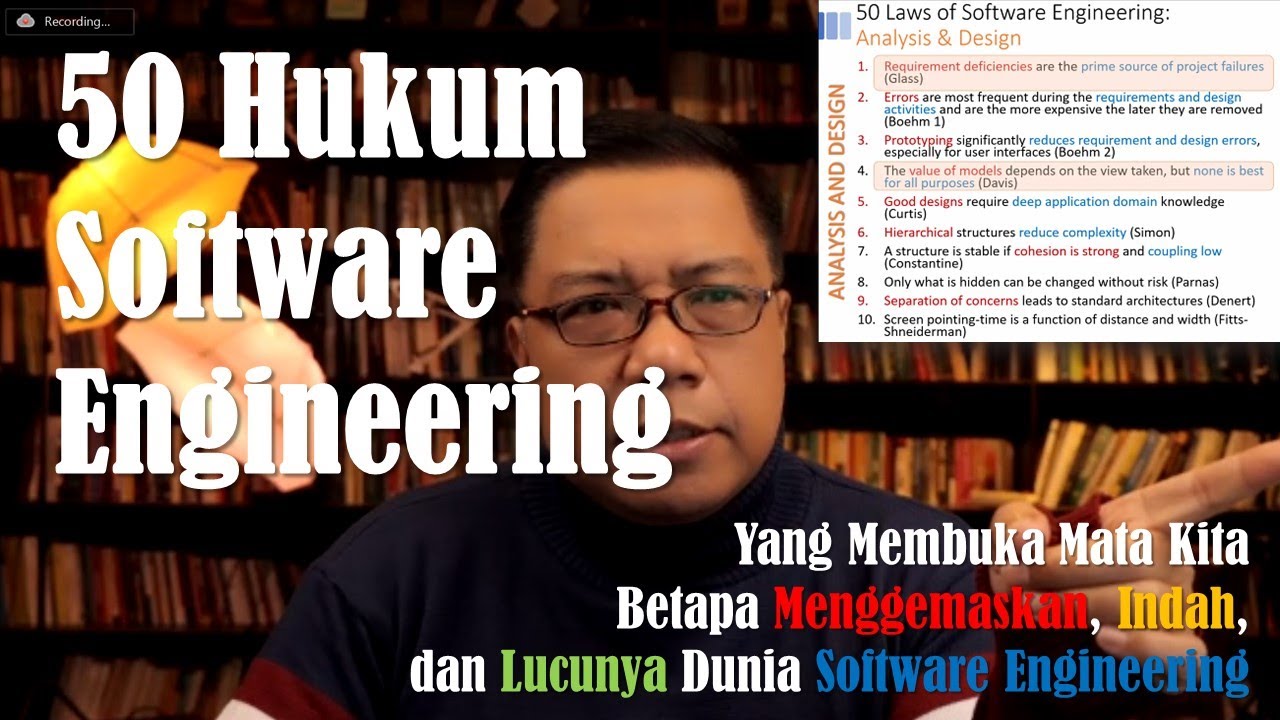 50 Hukum Software Engineering: Membuka Mata Kita Betapa Menggemaskannya Dunia Software Engineering