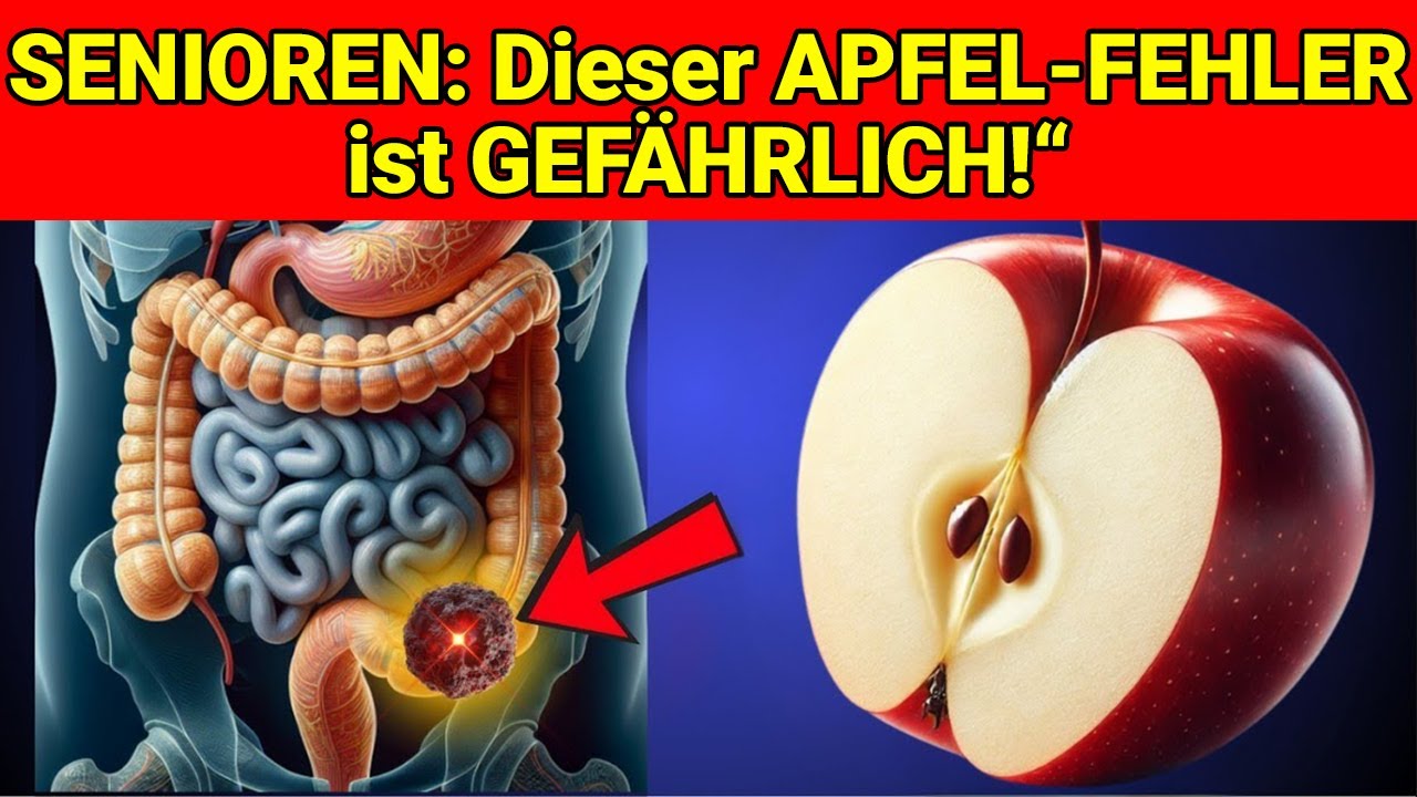 SENIOREN: Esst Äpfel, aber macht NIEMALS diese 8 Fehler – sie können tödlich sein