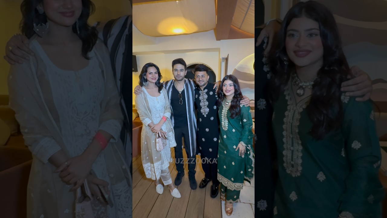 Gaurav Khanna & Awez Darbar at farrhana&rsquo;s birthday and iftaar party &hearts;️🌟#buzzookaspotlight