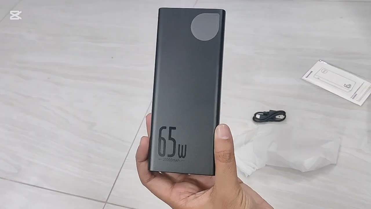 Baseus Adaman Metal Digital display 65W 20000mAh Quick Charge Power Bank || UNBOXING