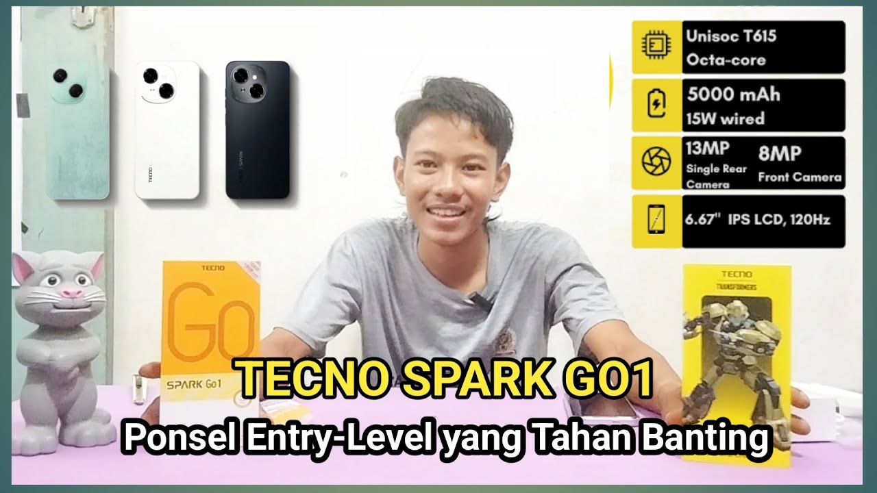 TECNO SPARK GO1‼️ [ Ponsel Entry-Level yang Tahan Banting ]