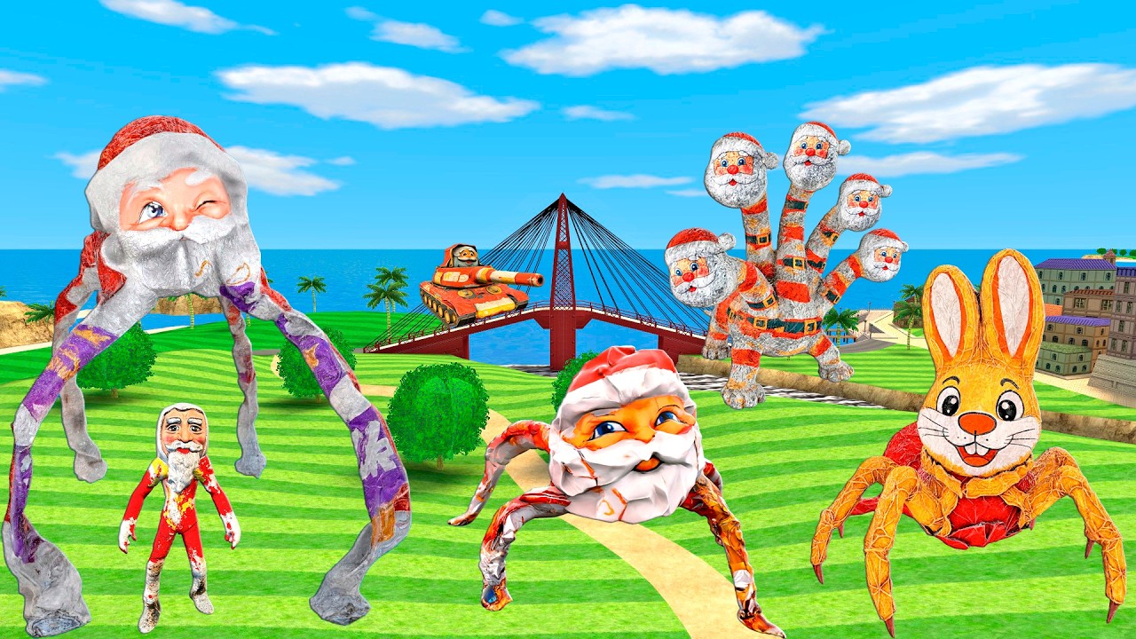 GOO GOO GaGa memes chase at secret island in Garry's mod