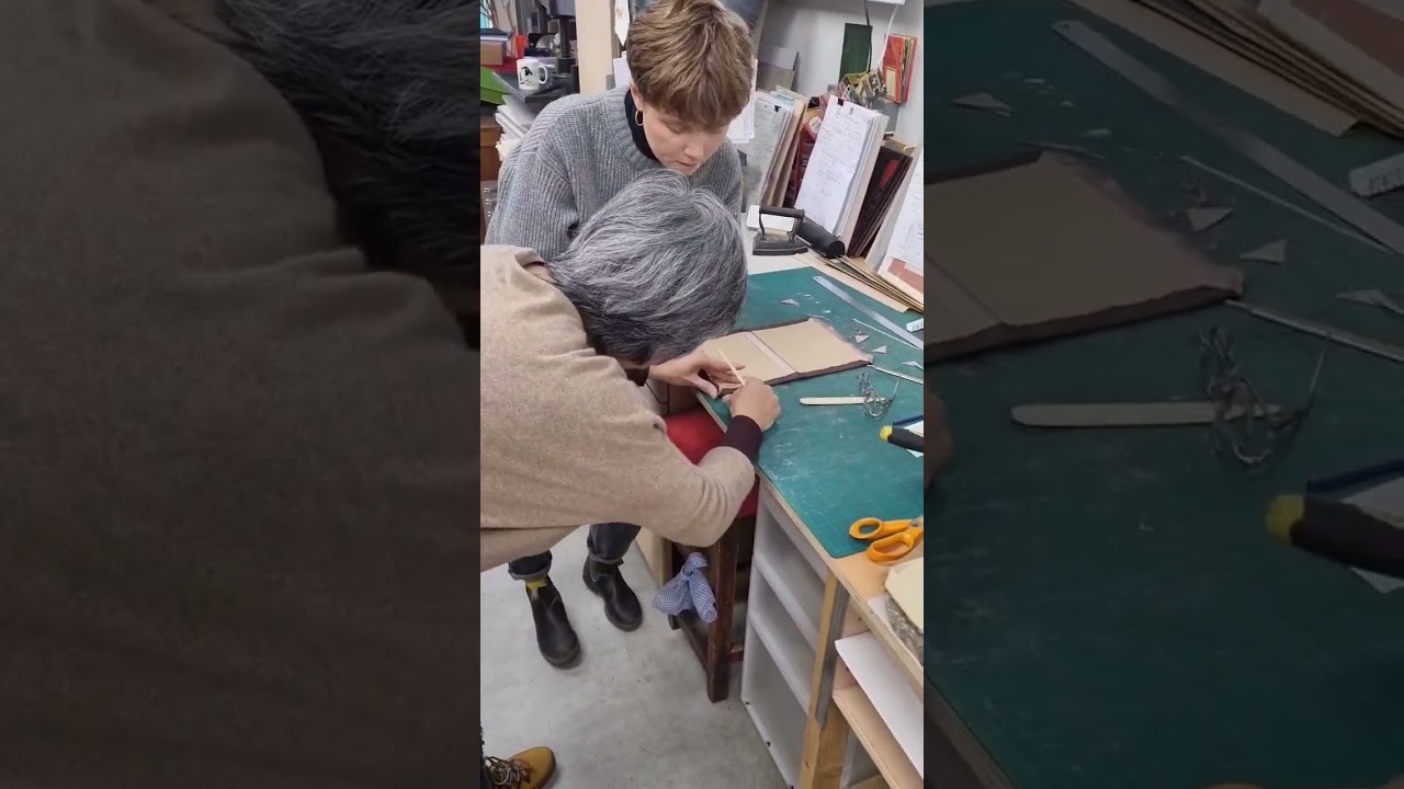 A workday at the Wyvern Bindery in London