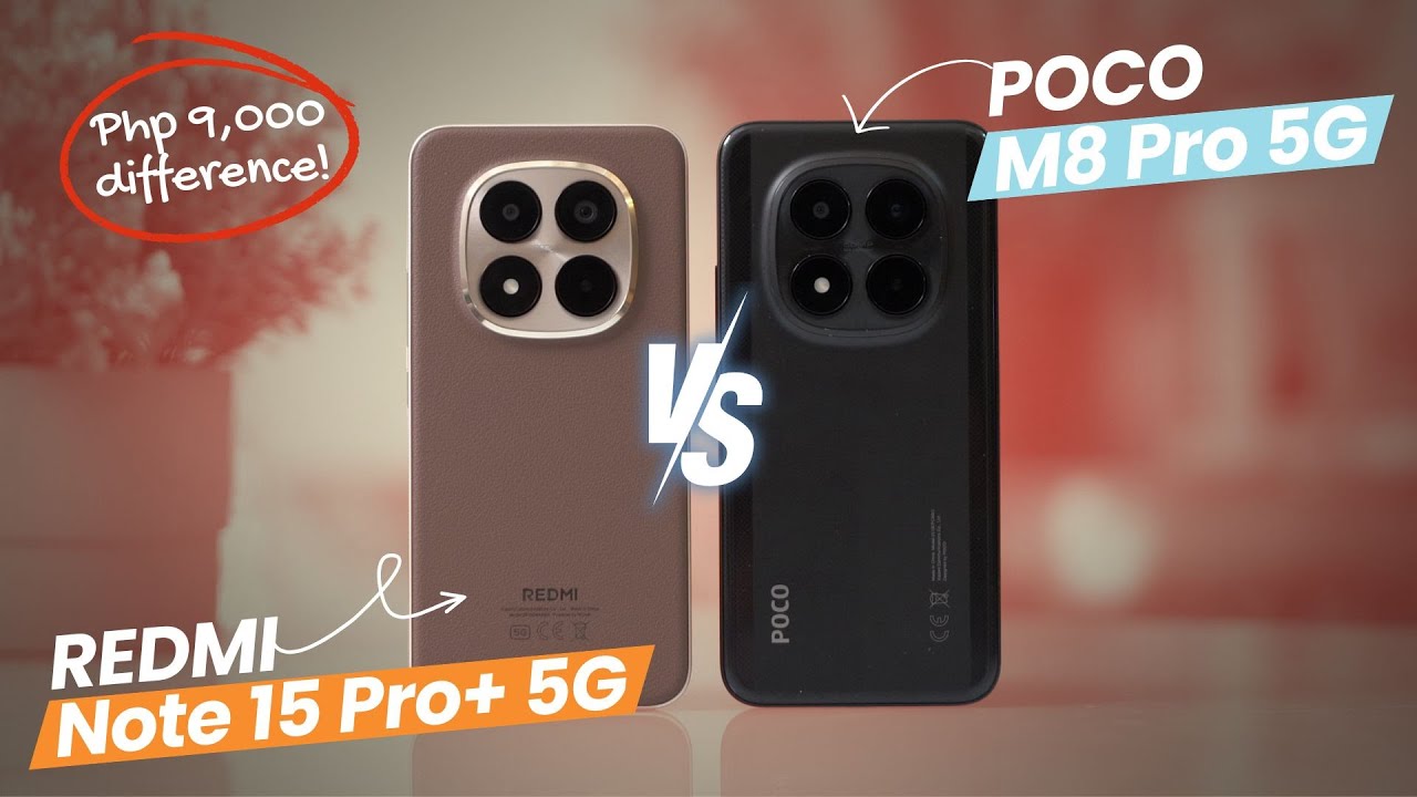 POCO M8 Pro 5G kontra REDMI Note 15 Pro+ 5G: Czy r&oacute;żnica 9000 PHP jest tego warta?