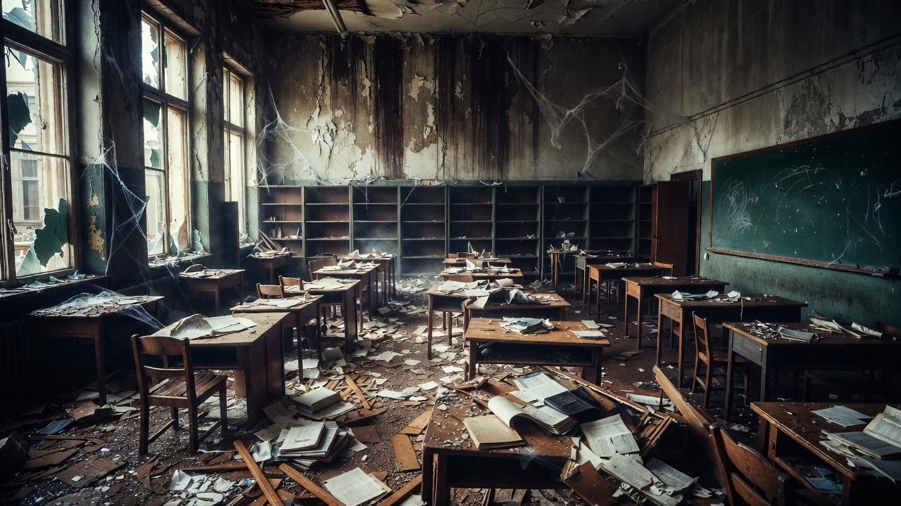 How We Transformed a Forgotten Classroom into a Minimalist Paradise