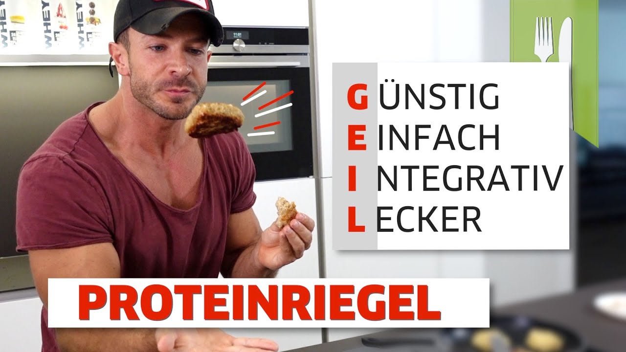 Die geilsten Protein Riegel der Welt | Nur 3 Zutaten