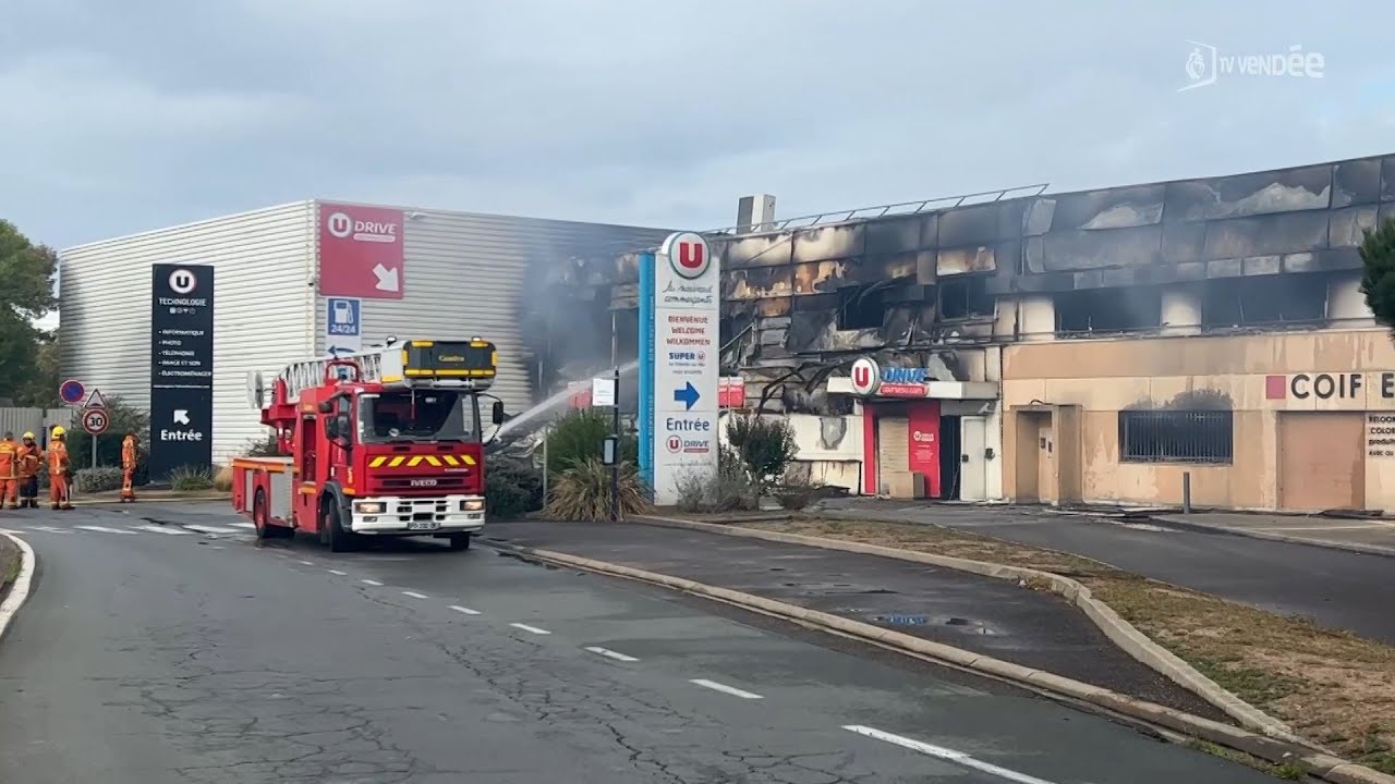 Incendie du Super U de La Tranche-sur-Mer : et maintenant ?