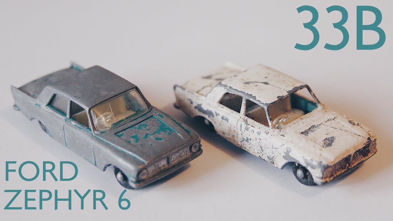 MATCHBOX restoration: No. 33B Ford Zephyr 6 - DIECASTRESTOS