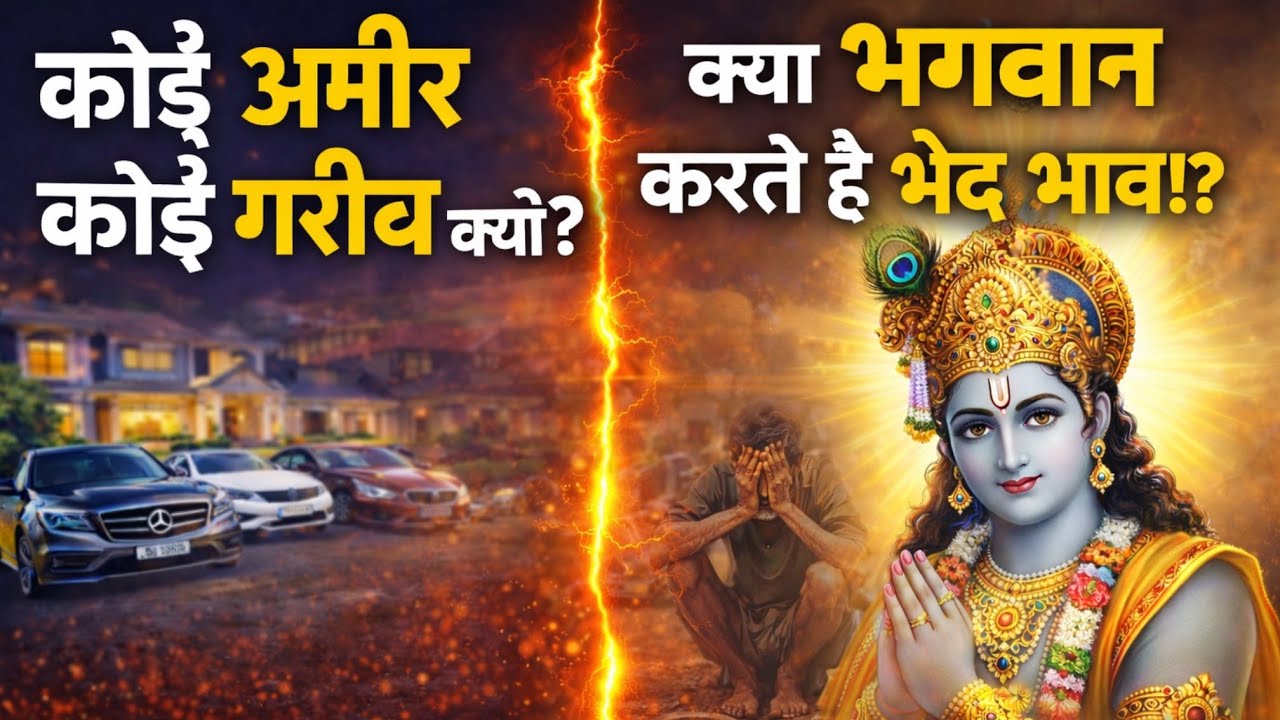 कोई अमीर तो कोई ग़रीब क्यों ? क्या भगवान करते हैं भेद भाव 