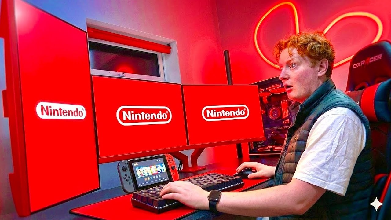 I Built My Subscribers Dream Nintendo Gaming Room