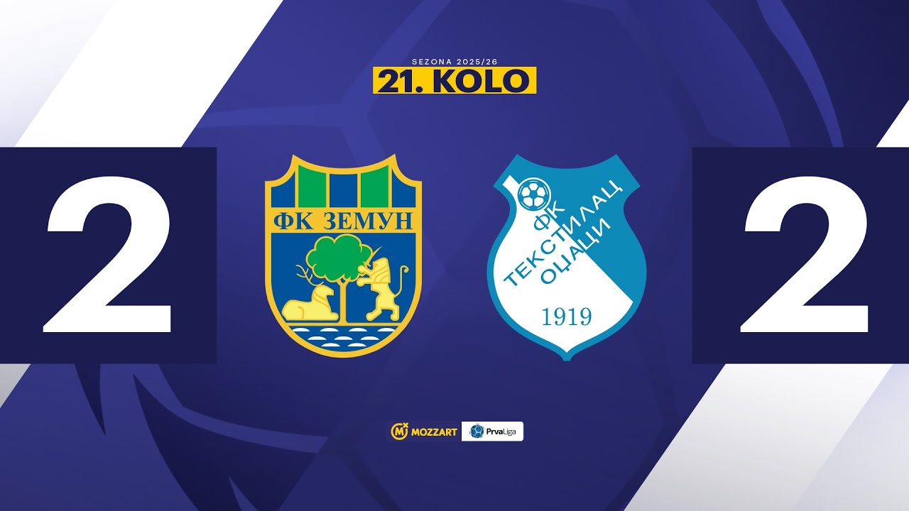 MBPLS 2025/26 - 21.Kolo: ZEMUN – TEKSTILAC 2:2 (1:1)