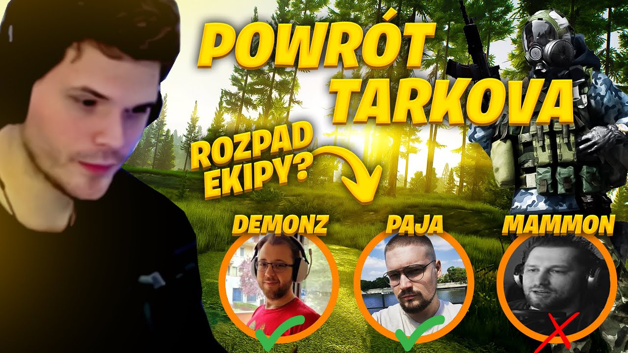GUCIO I ESCAPE FROM TARKOV I POWRÓT TARKOVA i ROZPAD EKIPY? I NAJLEPSZE MOMENTY STRIMA 
