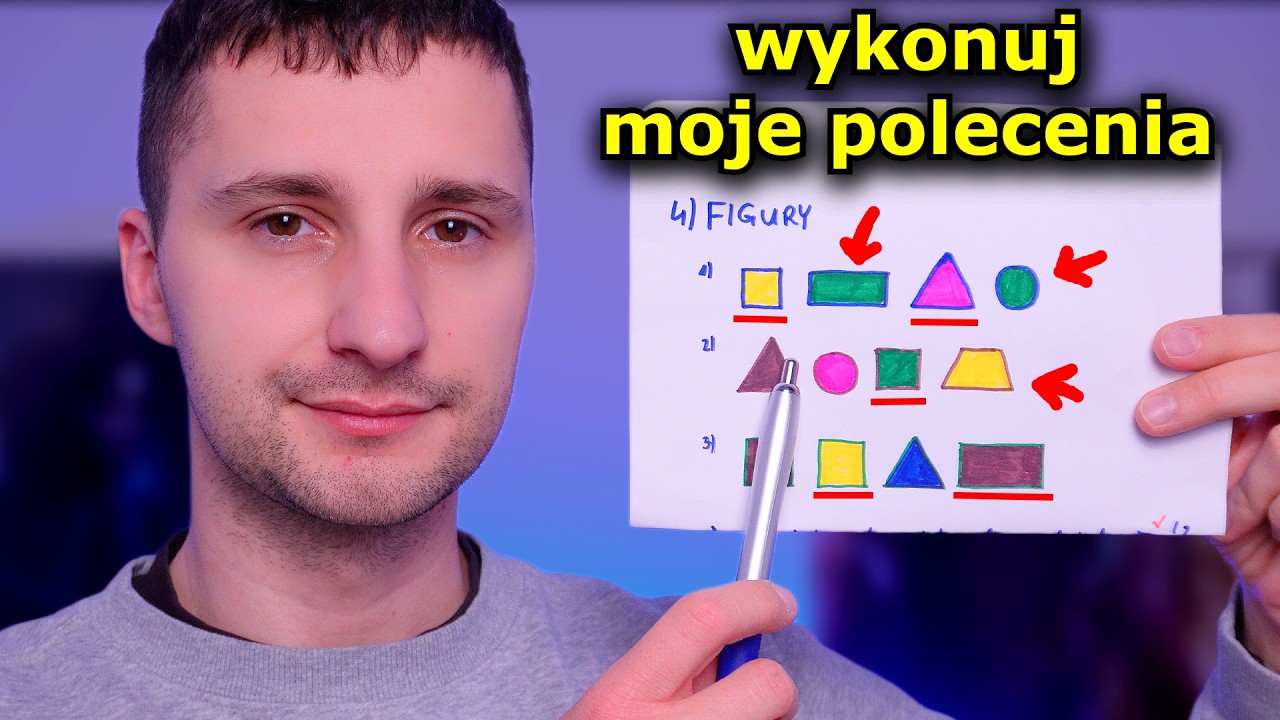 ASMR po polsku 🇵🇱 - Proste Instrukcje na Sen (wykonuj moje polecenia, na końcu nagroda)