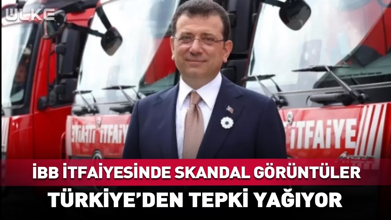 İBB İtfaiyesinde Skandal Görüntüler! Tepkiler Çığ Gibi... #haber