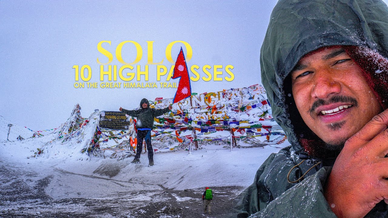 Crossing Thorong La Pass (5416m) | The Great Himalaya Trail Solo