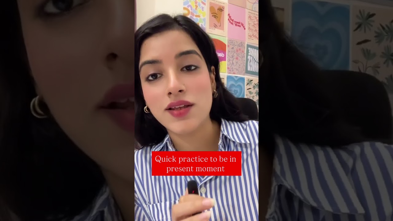 How to be in the present moment 